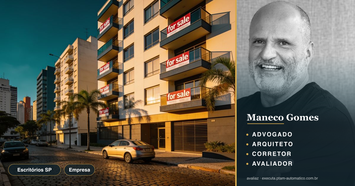 Escritórios SP: vacância e absorção no 1T26 — análise de Maneco Gomes (advogado, arquiteto, corretor e avaliador CNAI)