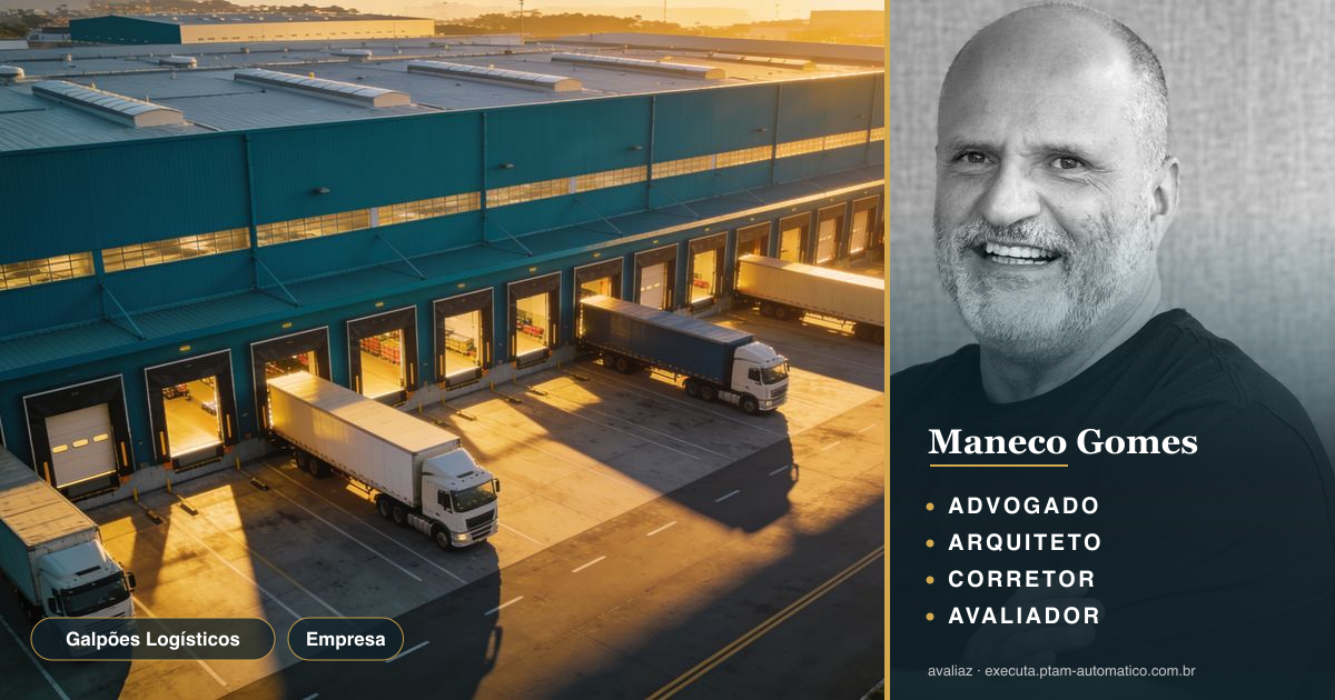 Galpões Logísticos: novo patamar de valor em 2024 — análise de Maneco Gomes (advogado, arquiteto, corretor e avaliador CNAI)